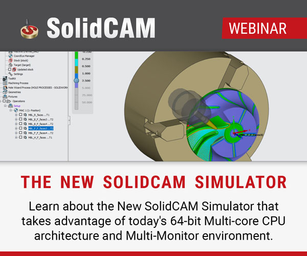 New SolidCAM simulator